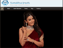 Tablet Screenshot of kamakhyajewels.com